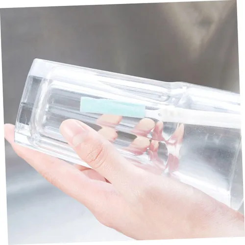 Vista 6 de KALLORY Juego de 3 cepillos de taza con mango ergonómico, pequeños cepillos de limpieza para botellas, ventanas de cocina y limpieza más suave sin