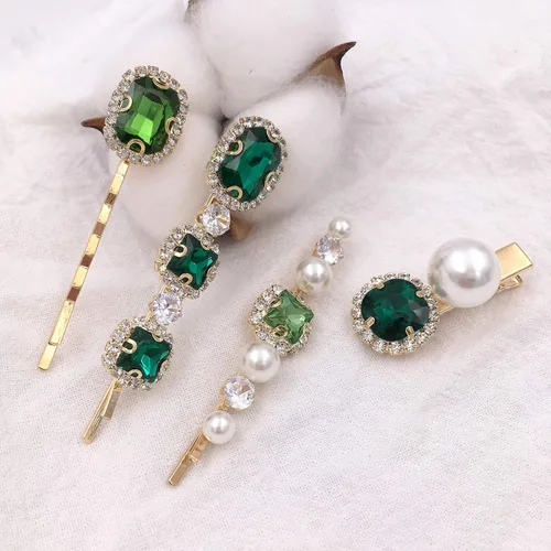 Vista 3 de Accesorios para el cabello vintage de metal floral, VGPin