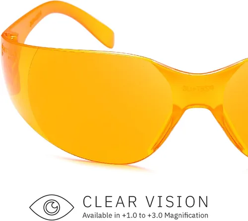 Vista 5 de Lectores de gafas de seguridad de lectura de aumento de lente completa de rayos gamma