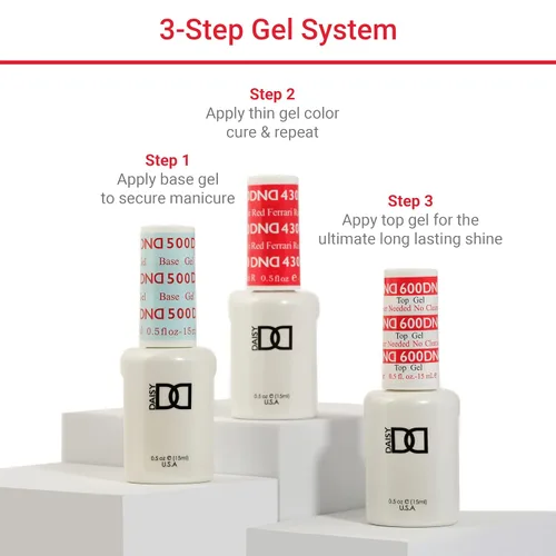 Vista 5 de DND - Juego de esmaltes de gel, 1 esmalte de gel y esmalte de uñas, 747 Auora Green, 0.5 onzas líquidas