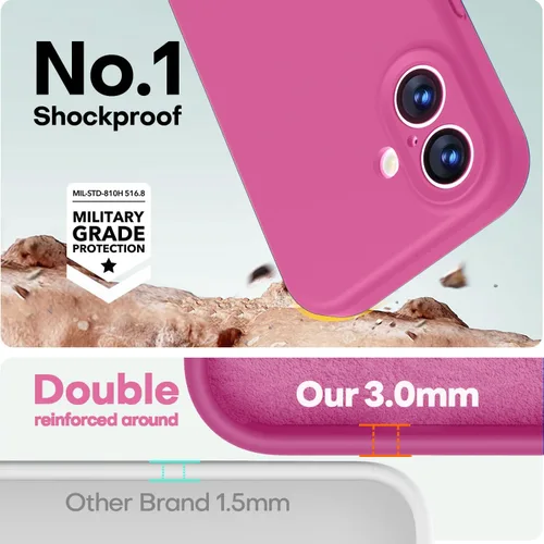 Vista 1129 de LOVE 3000 Diseñada para Funda iPhone Air, Silicona Premium [Compatible con Magsafe][Forro de Microfibra Suave Anti-Rayones] Funda Protectora