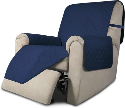 Vista 294 de Easy-Going - Funda reversible para sofá reclinable, resistente al agua, protector de muebles con correas elásticas, para mascotas y niños