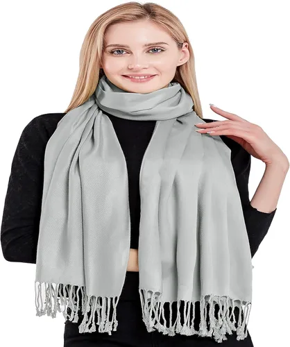 Vista 4 de CJ Apparel Solid Color Design Shawl Scarf Wrap Stole Throw Head Wrap Face Cover Pashmina NEW