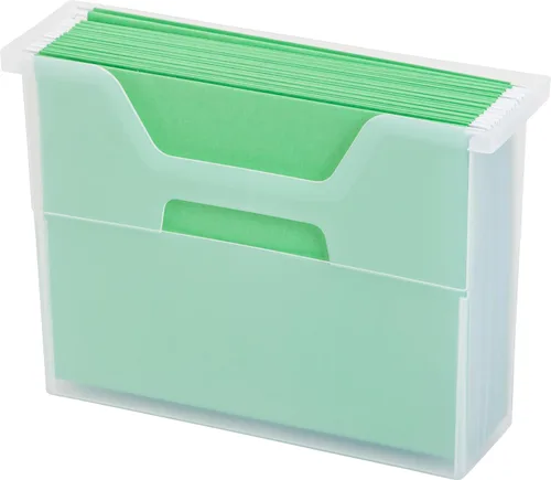 Vista 16 de IRIS Contenedor de plástico para libros de Estados Unidos, paquete de 8, caja de contenedor de conexión vertical para oficina, dormitorio, estudio