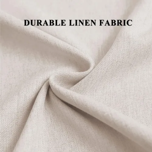 Vista 5 de Frelement Linen Collection - Muestras de tela para cortinas hechas a medida, 19 colores disponibles incluidos Multicolor