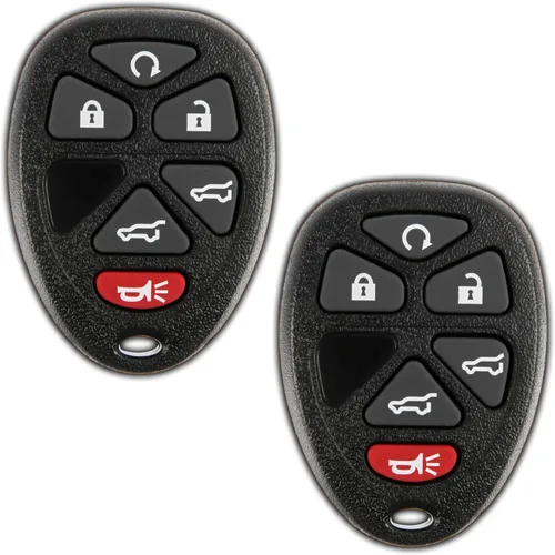 Vista 10 de KeylessOption Repuesto de llavero transmisor de 6 botones., Negro