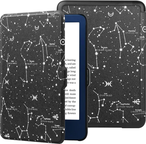 HGWALP Funda para Kindle de 11 generación 2022 de 6 pulgadas, funda de piel sintética ultra delgada con apagado y encendido automático, funda