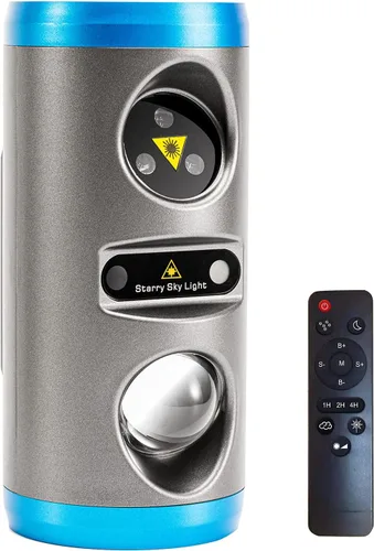 Nebulosa LED RGB recargable con control remoto + RGB Aurora + luz de cielo estrellado láser verde proyector de efecto romántico para DJ iluminación