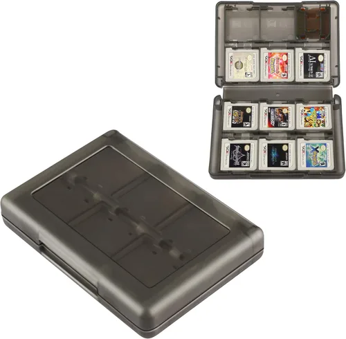 Funda para tarjetas con soporte para juegos 3DS, funda para tarjetas 28 en 1, compatible con Nintendo NEW 3DS, New 3DS XL, 3DS XL, 3DS XL, DSi XL,
