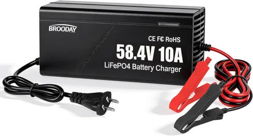 Vista 15 de Cargador de batería automático de 20 A, 12 V/24 V, corriente ajustable, 0.5A-20A, LiFePO4, mantenedor de batería completamente automático, cargador