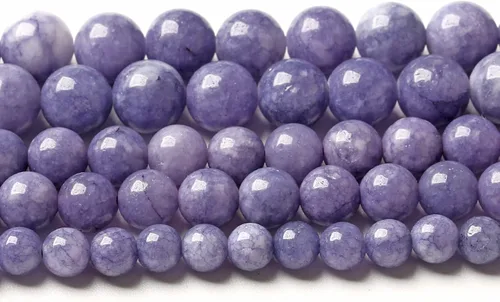 Vista 129 de 4MM 86 piezas Cuentas sueltas de piedra natural de amazonita calcedonia para hacer joyería DIY Pulsera Collar 1 hebra
