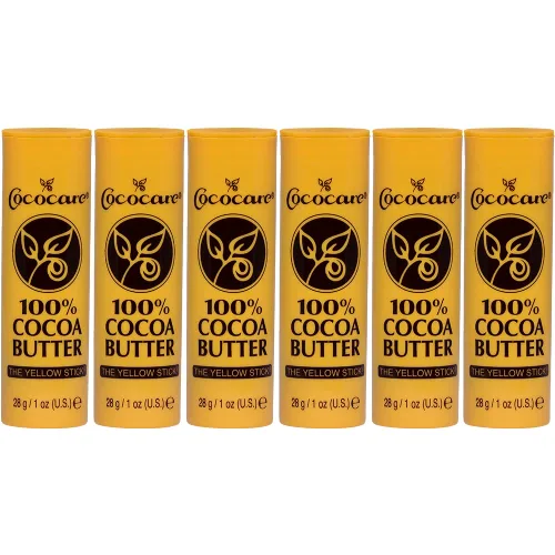 Vista 12 de Cococare Barra de manteca de cacao 100% – Emoliente de manteca de cacao totalmente natural para la hidratación y protección de la piel – The Yellow