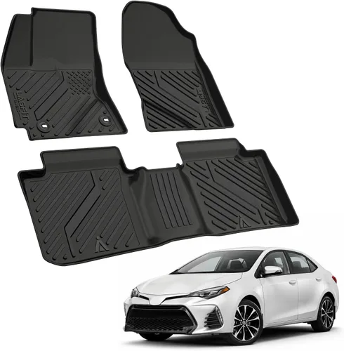Vista 28 de LASFIT Alfombrillas de piso para Toyota Tacoma 2008-2011 Cabina de Acceso Transmisión Automática, Forro de Piso de Ajuste Personalizado para Todo