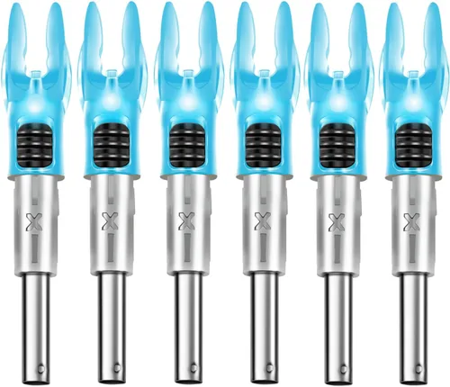 Vista 6 de DEEPOWER X Culatines Iluminados para Flechas .204"/.233"/.244"/.246" con Interruptor de Encendido/Apagado con Bujes H, S, GT