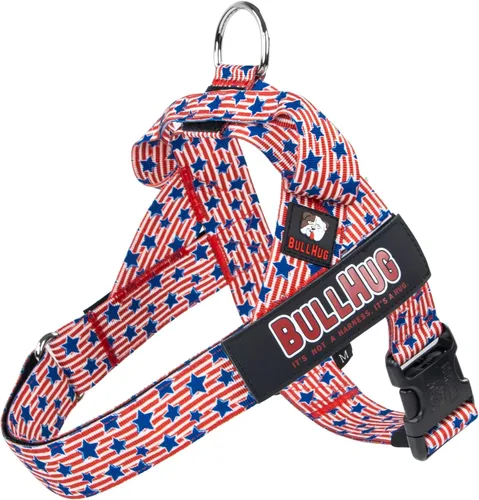 Vista 50 de BULLHUG Arnés ajustable para perro, sin tirones, sin estrangulamiento, para bulldogs ingleses, bulldogs franceses, pugs y razas de pecho ancho