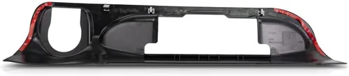 Vista 2 de Para Nissan Pathfinder 2013 2014 2015 2016 Bisel de enganche de remolque Negro Hecho de plástico de polipropileno Reemplazo para NI1195105
