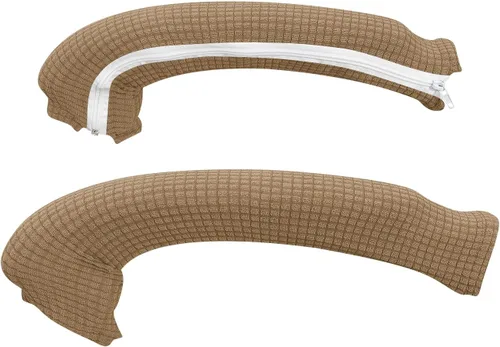 Vista 45 de Forcheer - Fundas elásticas para reposabrazos de silla de oficina, resistentes al agua, de Spandex y Jacquard, para sillas de oficina y computadora