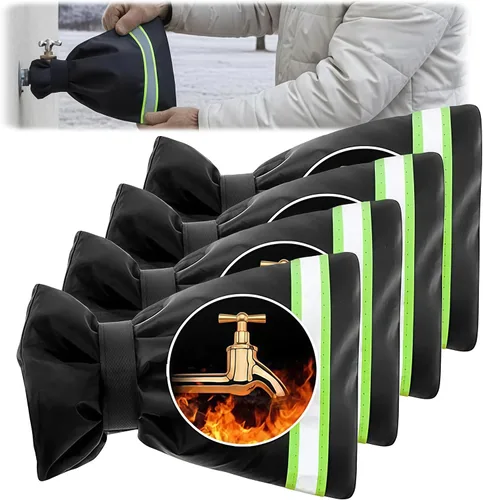 Vista 11 de Fundas de grifo para exteriores para invierno - Cubierta para grifo de agua al aire libre - 9.8" x 6.3" Fundas impermeables para bocas de manguera