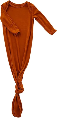 Vestido de bebé extra alto, viscosa súper suave de bambú recién nacido para bebé niña y niño