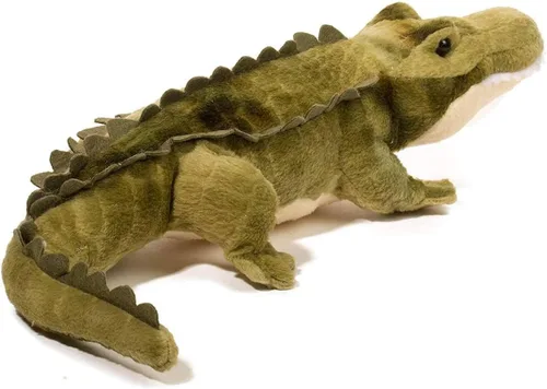 Vista 2 de Douglas Stream Line - Peluche de cocodrilo, 15 pulgadas de largo