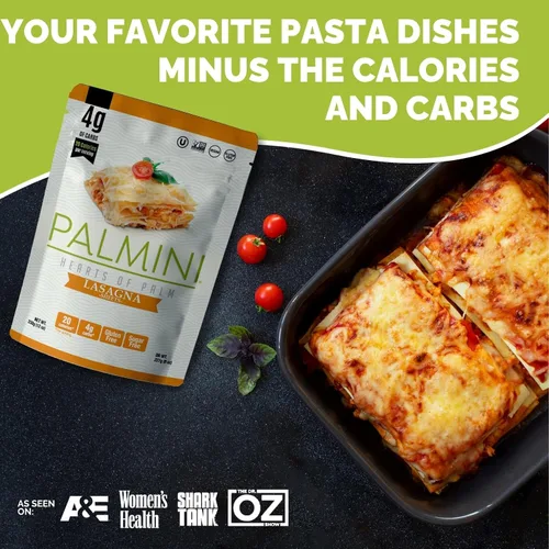 Vista 3 de Palmini - Lasaña baja en carbohidratos, 0.14 oz de carbohidratos, (12 onzas - Paquete de 1)