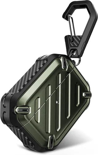 Vista 8 de SUPCASE Unicorn Beetle Pro Series - Funda diseñada para Airpods Pro (2023/2022/2019), funda protectora resistente de cuerpo completo con mosquetón