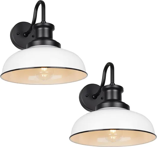 Vista 23 de RZ007 ORB RZ007 ORB - Lámpara de pared al aire libre estilo granero al aire libre, lámpara de pared para exteriores, estilo granja, lámpara de pared