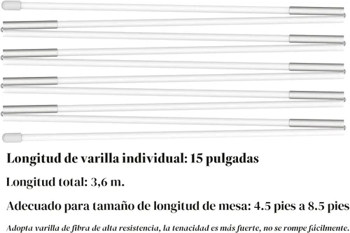 Vista 3 de LANGXUN Kit de arco de globos de mesa blanco de 12 pies, marco de soporte de arco de globos para fiesta de cumpleaños, decoración de boda