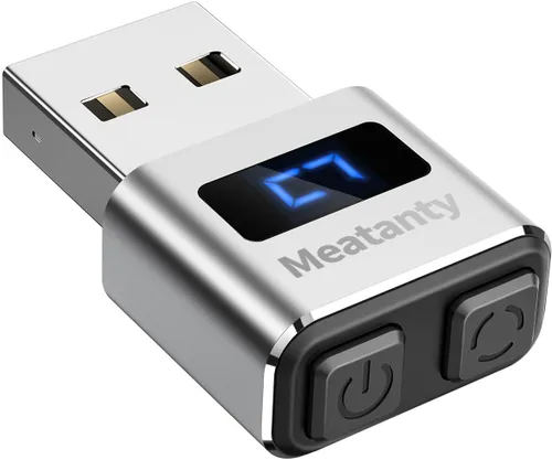 Vista 8 de Meatanty Agitador de Ratón Metálico Pequeño, Movedor de Mouse USB Indetectable, Agitador Automático con Modo Separado y Botones