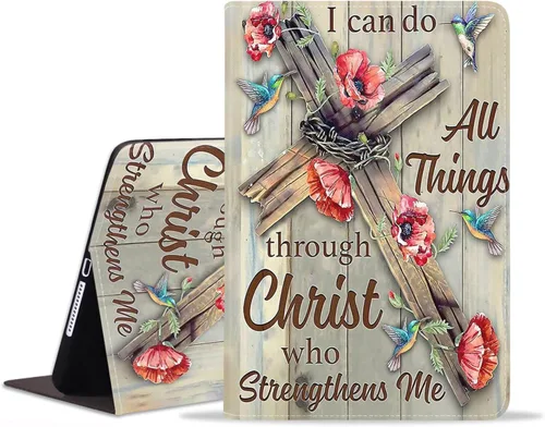 Vista 20 de Funda para Samsung Galaxy Tab A8 de 10.5 pulgadas 2022 (Modelo: SM-X200/X205/X207) - Funda delgada de piel sintética con función de apagado