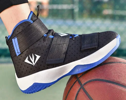 Vista 6 de Zapatillas de deporte altas de moda unisex para correr, tenis y baloncesto