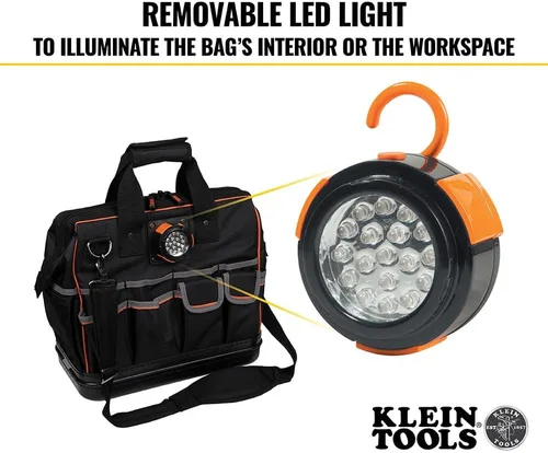 Vista 5 de Klein Tools 554171814 Tradesman Pro Bolsa Oorganizador Eextremea de electricista bolsa