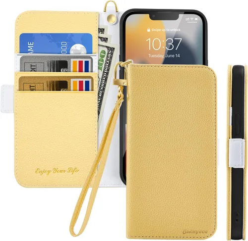 Vista 41 de Funda tipo cartera compatible con iPhone X/XS, piel sintética, a prueba de golpes, TPU con soporte para tarjetas, cierre magnético, color negro