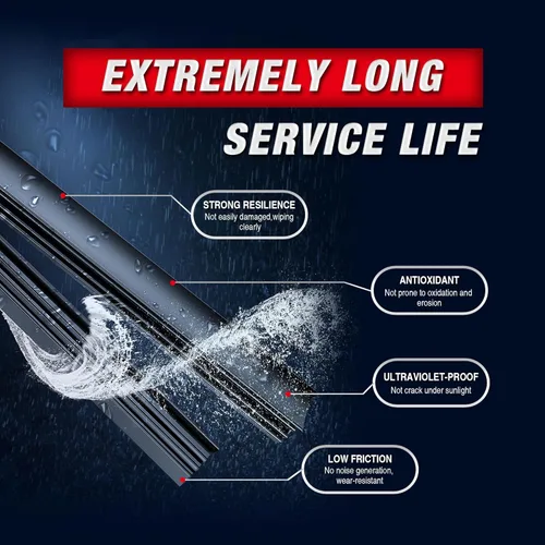 Vista 6 de 3 limpiaparabrisas de repuesto para Dodge Journey 2020 2019 2018 2017 2016 2015 2014 2013 2012 2011 2010 2009 Calidad OEM, 24"/19"/12" compatible