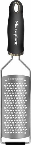 Vista 4 de Microplane Gourmet Series - Rallador de queso grueso, 1 unidad (paquete de 1), color plateado