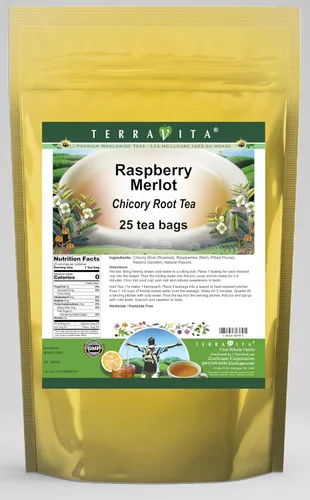 Té de raíz de achicoria y merlot de frambuesa (25 bolsitas de té, ZIN: 566766)