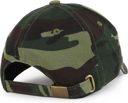Vista 2 de Trendy Apparel Shop Símbolo nacional ucraniano bordado bajo perfil suave gorra de béisbol de algodón