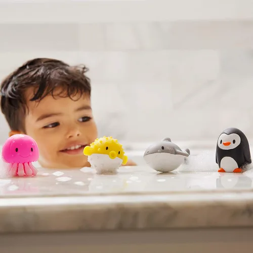 Vista 2 de Juguete lanzaagua para baño de Munchkin, paquete de de 1, Sea Buddies