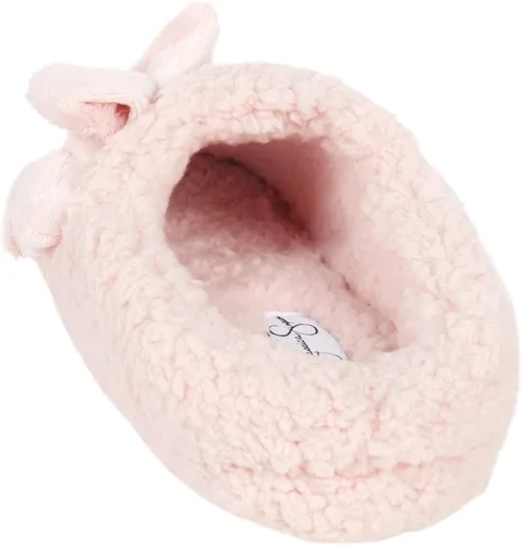 Vista 8 de Jessica Simpson Womens Plush Marshmallow Slide on House Slipper Clog with Memory Foam