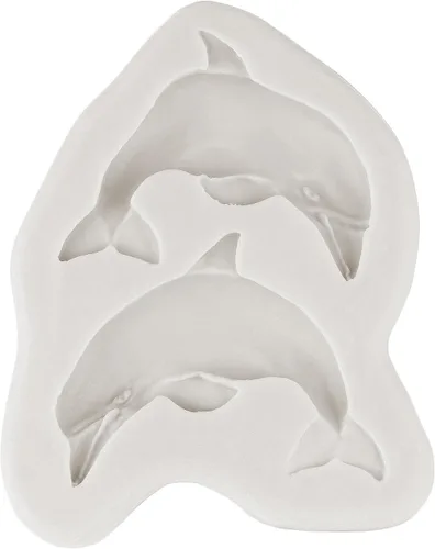 Vista 9 de Moldes de silicona para fondant, molde de caramelo de chocolate con delfín para decoración de pasteles, pasta de goma, arcilla polimérica