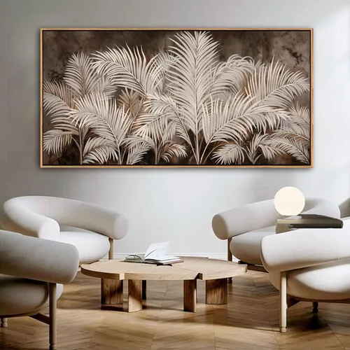 Vista 11 de Pogusmavi Decoración de pared para sala de estar, arte de pared para sala de estar, lienzo artístico/cuadros para dormitorio Diente de león azul