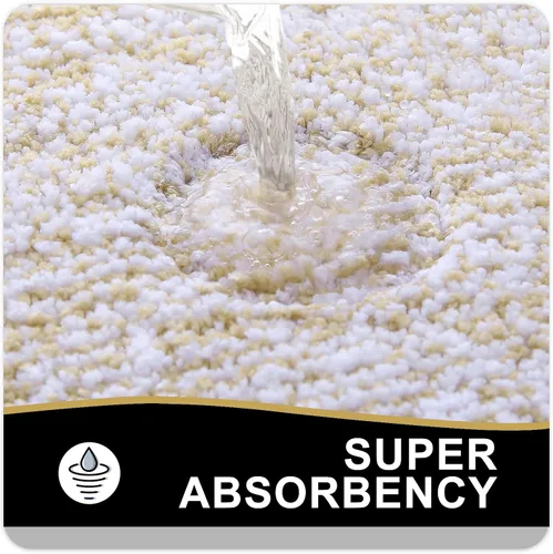 Vista 53 de OLANLY Alfombra de baño de microfibra extrasuave y absorbente, antideslizante, lavable a máquina, de secado rápido, adecuada para suelo de baño