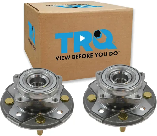 Vista 204 de Conjunto de rodamiento de rueda delantera de 2 piezas y buje TRQ Compatible con Pontiac Solstice 2006-2009 Saturn Sky 2007-2010