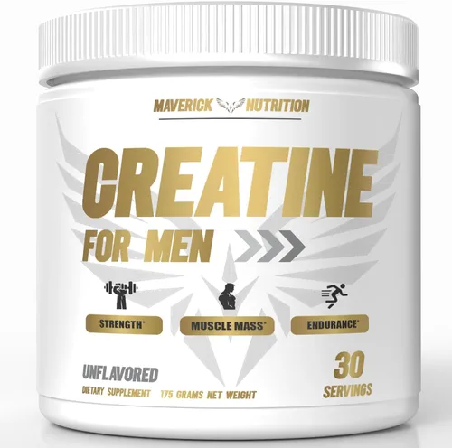 Creatina en polvo para hombres - Creatina en polvo - Suplemento de creatina - Creatina para hombres - Creatina - Monohidrato de creatina - 30
