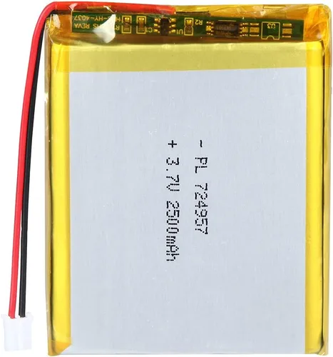 Vista 38 de Batería de polímero de litio 3.7V 2000mAh 103450 Lipo Batería recargable con 2 cables JST PH 0.079 in Conector para altavoz y dispositivo inalámbrico