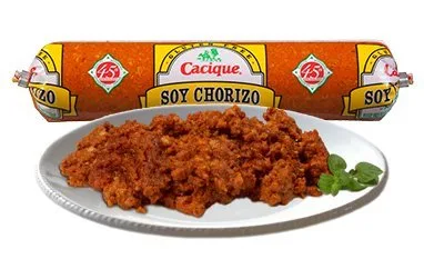 Chorizo de soja Cacique - 9 oz (paquete de 6)