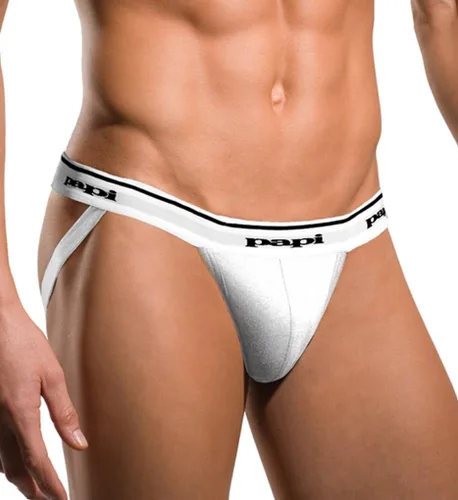 Vista 3 de papi Paquete de 3 correas para hombre, soporte atlético, ropa interior transpirable para entrenamiento masculino