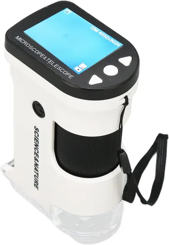 Microscopio digital de mano con pantalla de 2 pulgadas, cámara de microscopio portátil 800X para niños y adultos, batería de 2000 mAh, mini