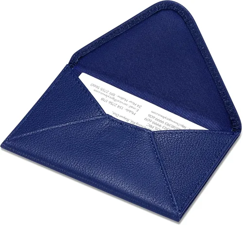 Vista 16 de HISCOW Estuche para tarjetas de visita con cierre magnético - Piel de becerro italiana (negro)