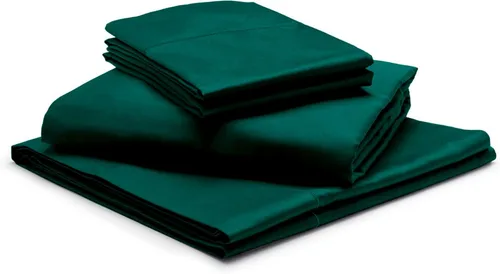 Vista 15 de 1000-Thread Count 100% Egyptian Cotton Twin Sheet Set, Soft Breathable Sateen Weave Long Staple Cotton, 1000-TC Pure Cotton, Fits Mattress 15" Deep